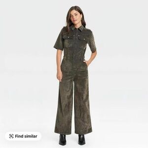 Universal Thread Dark Olive Jumpsuit